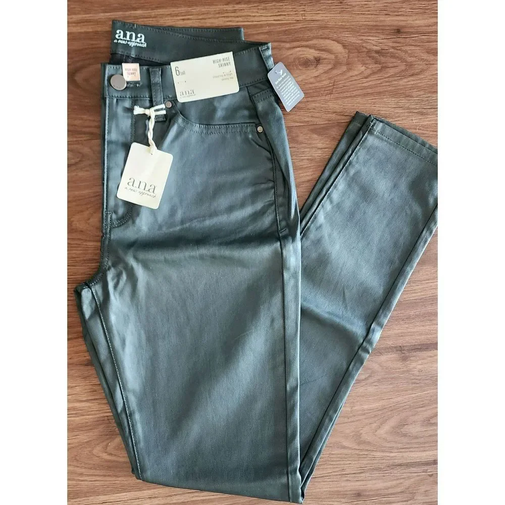 NWT Womens 6 Tall High Rise Skinny Denim Jean Inseam 32in - Picture 3 of 5